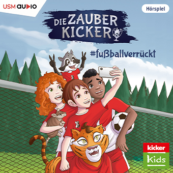 Cover Die Zauberkicker: #fußballverrückt - Folge 6 der Kicker Kids Kinderhörspielreihe